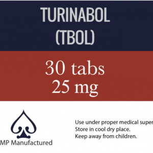 Turinabol - TBOL by AceLabs 25mg x 30 Tabs
